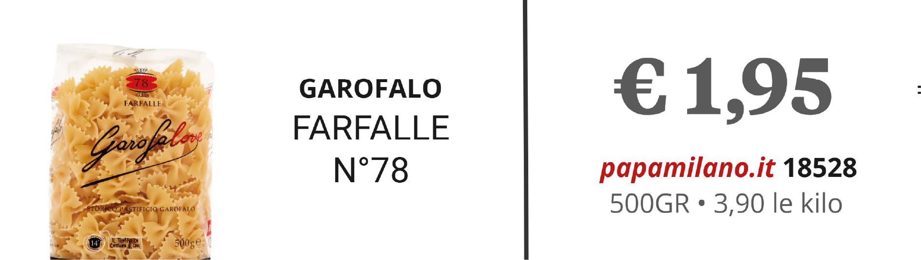 GAROFALO FARFALLE N°78